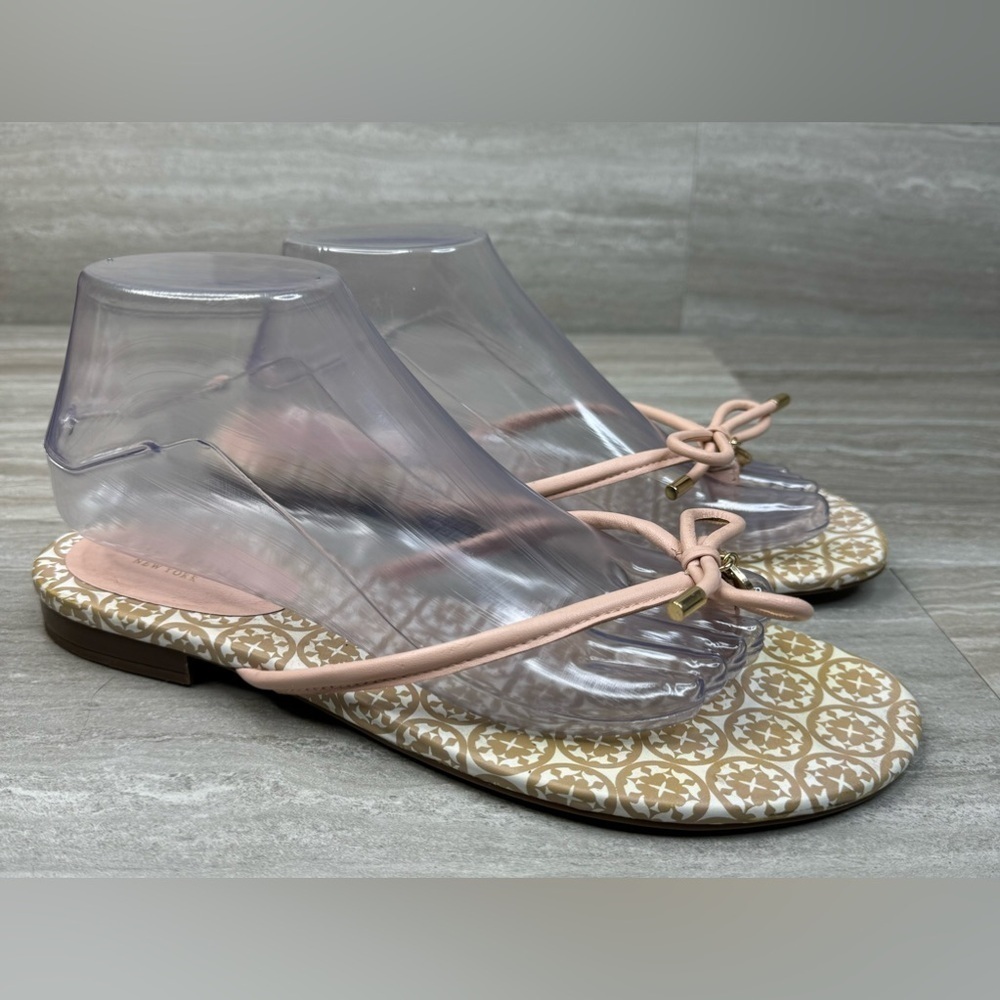 Kate Spade Mystic Bow Tie Spade Charm Sandals Womens 9.5
